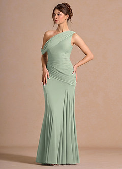 Vestido Verde Claro Largo Valina image4