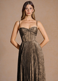 Vesper Coffee Brown Maxi Dress image5