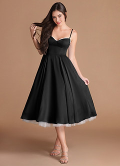 Heiress Black Midi Dress image6