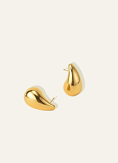 front Sculptural Teardrop Jewelry Set