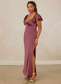Christian Siriano Bridal for Azazie 1005 Bridesmaid Dresses Desert Rose Sheath Sweetheart Neckline Stretch Satin Dress image11