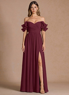 Abito Maxi Vino Calantha image3
