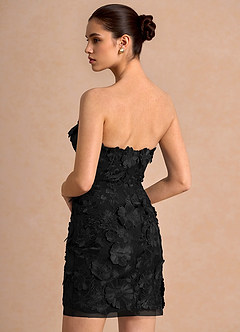 Della Black Mini Dress image2