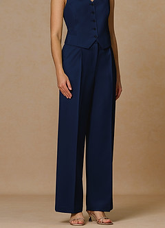 front Rowan Blue Refined Weave Performance pants