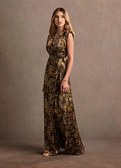 Kellie Mocha Wrap Maxi Dress image5