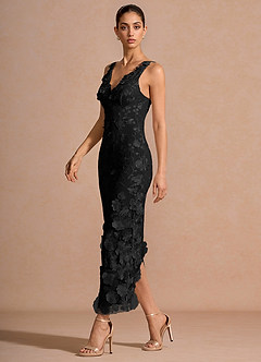 Cireth Black Maxi Dress image4