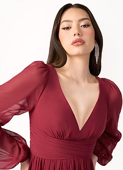 Vestido Rojo Rubí Largo Kelly image2