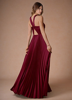 Vestido Merlot Largo Teresa image2