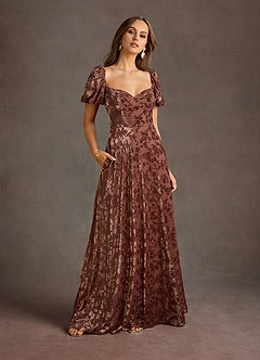 Alba Rosewood Maxi Dress image1