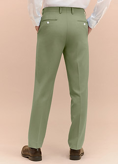 front James Pistachio Structured Stretch Dress Pants