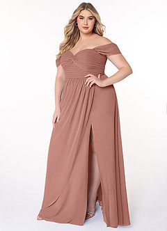 Azazie Millie Final Sale Agave A-Line Sweetheart Neckline Chiffon Convertible Dress image11