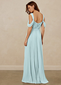 Christian Siriano Bridal for Azazie 1013 Bridesmaid Dresses Mist A-Line Off the Shoulder Chiffon Dress image4