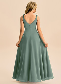 Azazie Elodie Junior Klä av A-Line i Chiffong image6