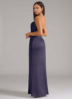 Azazie Marla Bridesmaid Dresses Stormy Sheath Strapless Stretch Satin Convertible Dress image5
