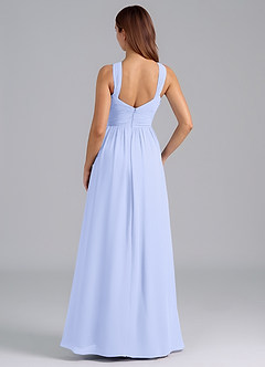 Azazie Mianna Bridesmaid Dresses Lavender A-Line Pleated Chiffon Dress image2