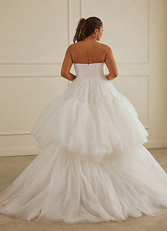 Christian Siriano Bridal for Azazie 2007 Wedding Dresses Diamond White Ball-Gown Sequins Tulle Dress image12