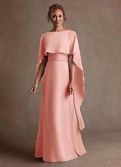 Azazie Marilla Abiti per la Madre della Sposa Abito A-Line in Chiffon Plissettato Rosetta image4