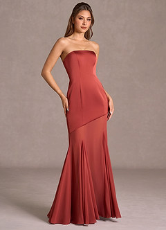 vestido Maxi Terracota Uma image3