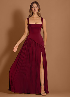 Stephanie Merlot Maxi Dress image4