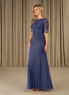 Azazie Ivanna Mother of the Bride Dresses Stormy Mermaid Lace Dress image3