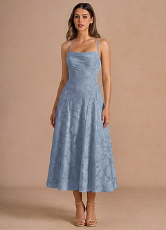 Irelia Powder Blue Midi Dress image5