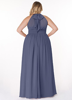 Azazie Iman Bridesmaid Dresses Stormy A-Line A-Line Ruched Chiffon Dress image2