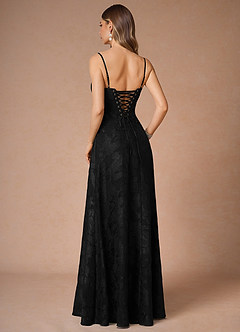Thalyn Black Long Prom Dress image2