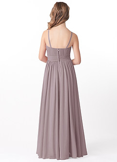 Azazie Astrid Junior Dusk A-Line Floral Chiffon Dress image2