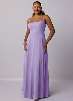 Barbie ♥ Azazie Bridesmaid Dresses Lilac A-Line Chiffon Dress image7