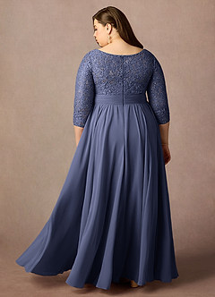 Azazie Carmena Mother of the Bride Dresses Stormy A-Line Sequins Chiffon Dress image8