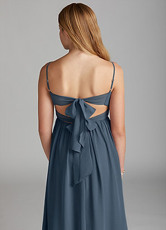 Azazie Zeya Junior Neptune A-Line Chiffon Dress image2