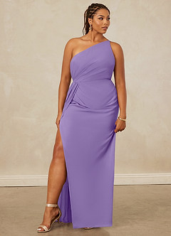 Christian Siriano Bridal for Azazie 1003 Bridesmaid Dresses Tahiti Sheath One Shoulder Chiffon Dress image11