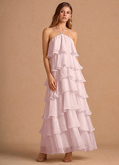 Vestido Rosa Empolvado Largo Hesper image4