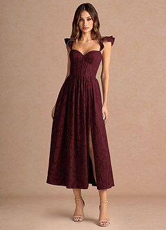 Vestido Vino Midi Denisse image3