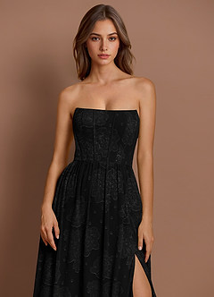 Lydia Black Maxi Dress image6