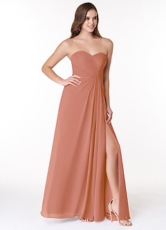 Azazie Arabella Allure Abiti da Damigella Abito Convertibile A-Line in Chiffon Scollo a Cuore Più Tagliato image5