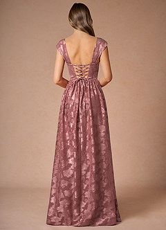 Vestido Vintage Rosa Largo Hazel image3