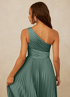 Christian Siriano Bridal for Azazie 1008 Brautjungfernkleider A-Linie One-Shoulder Stretch-Satin Kleid Eukalyptus image6