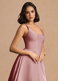 Olivia Dusty Pink Mini Dress image5