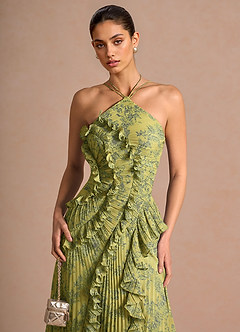 Hatsu Moss Navy Maxi Dress image5