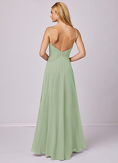 Barbie ♥ Azazie At-home Try On Dresses A-Line Chiffon Floor-Length Dress image2