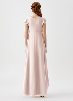 Azazie Breanne Junior Vestido de Pétalo De Rosa de Gasa de Corte En A image6