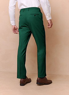 front James Emerald Structured Stretch Dress Pants