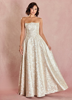 Cynda French Cream Maxi Dress image5