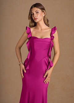 Vestido Rosa Caliente Largo Lilibet image5
