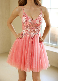 Shimira Orange Mini Dress image5