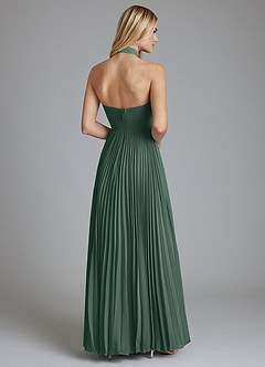 Azazie Keita Final Sale Black A-Line Pleated Chiffon Dress image2
