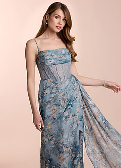 Maxi jurk Kiara Poederblauw image7