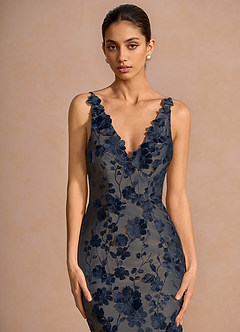 Robe Longue Marine Cireth image5