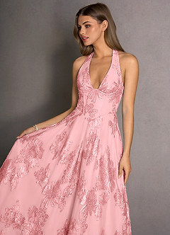 Isabeau Pink Maxi Dress image5